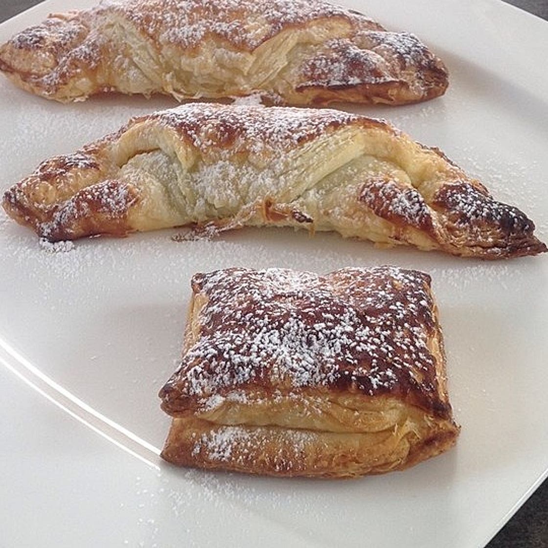 Blätterteig - Marzipanhörnchen