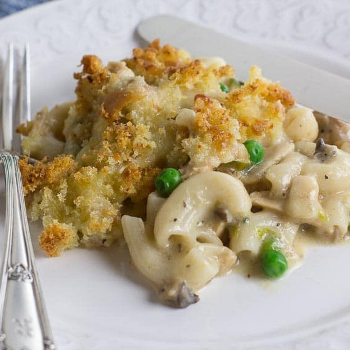 Low FODMAP Tuna Noodle Casserole