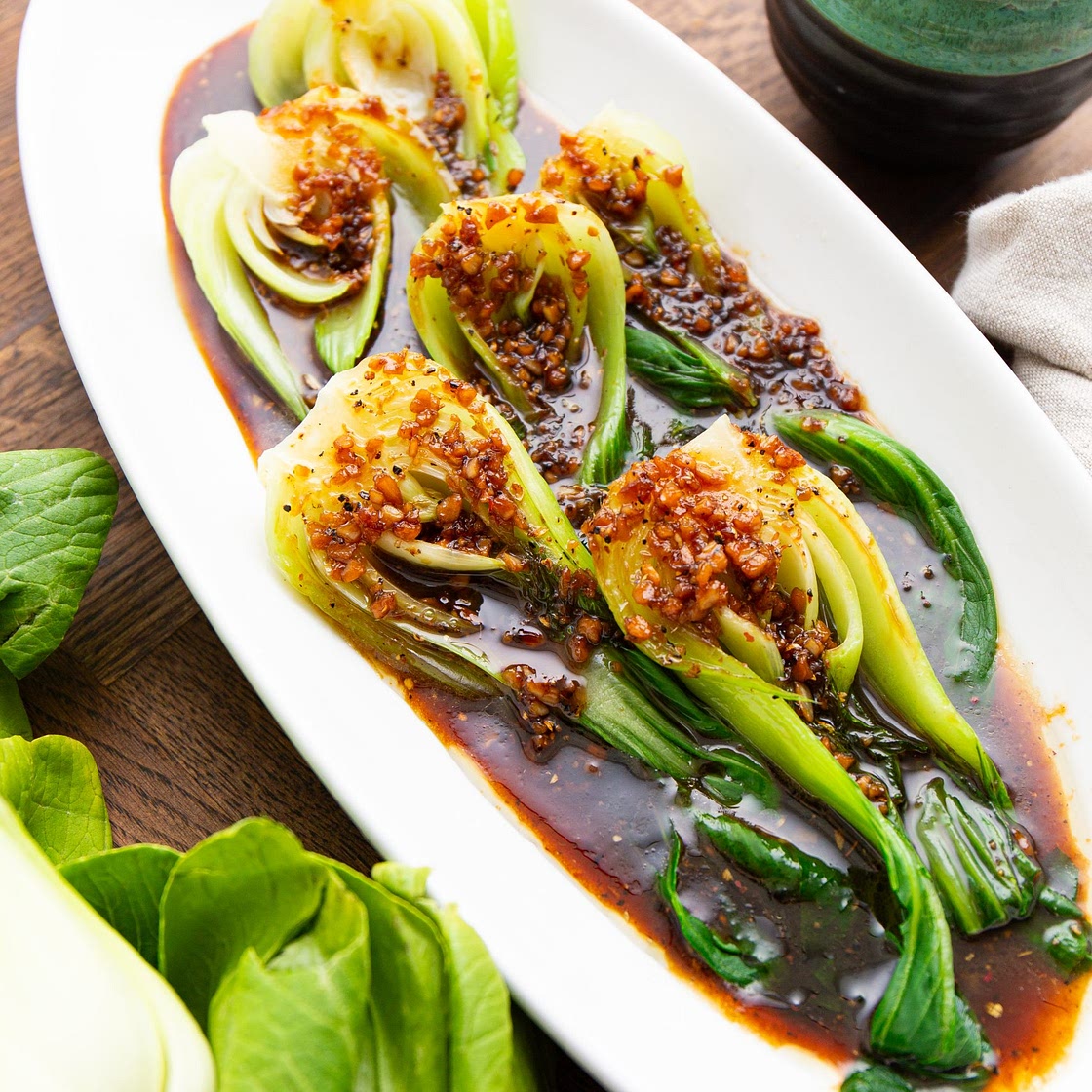 Bok Choy with Garlic Sauce