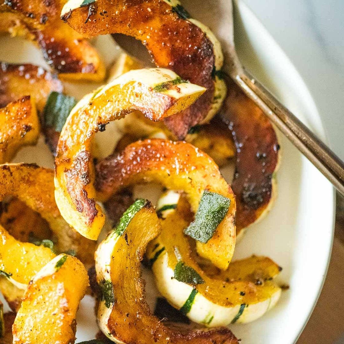 Sautéed Delicata Squash with Sage