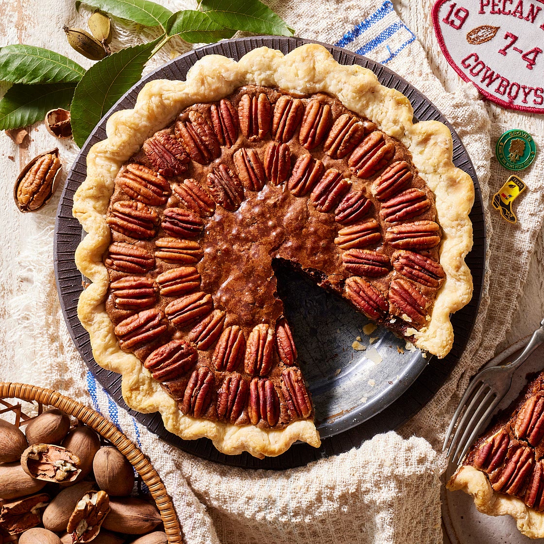 Pecan-Brownie Pie