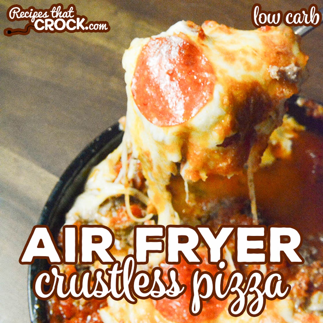 Air Fryer Crustless Pizza (Low Carb)