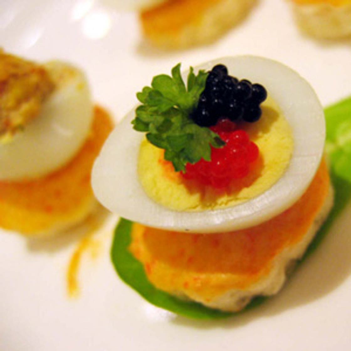 메추리알카나페