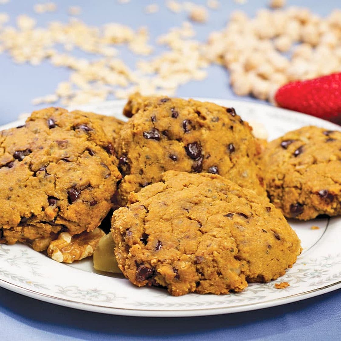 Chickpea Chocolate Chip Cookies