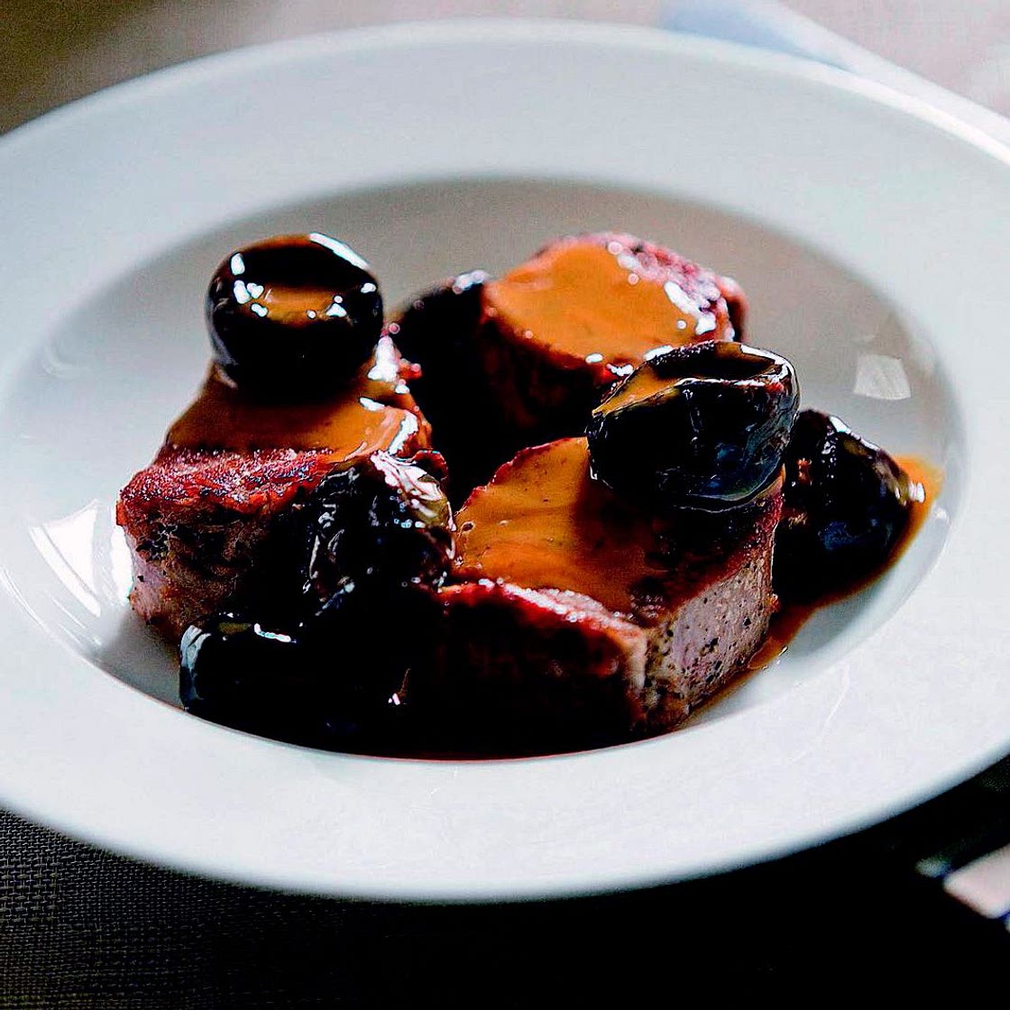 Sautéed Pork Tenderloin with Prunes