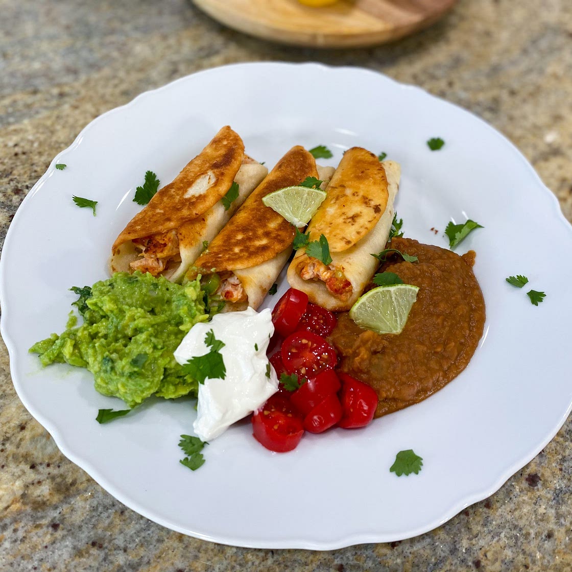 Flour Tortilla Loaded Taquitos