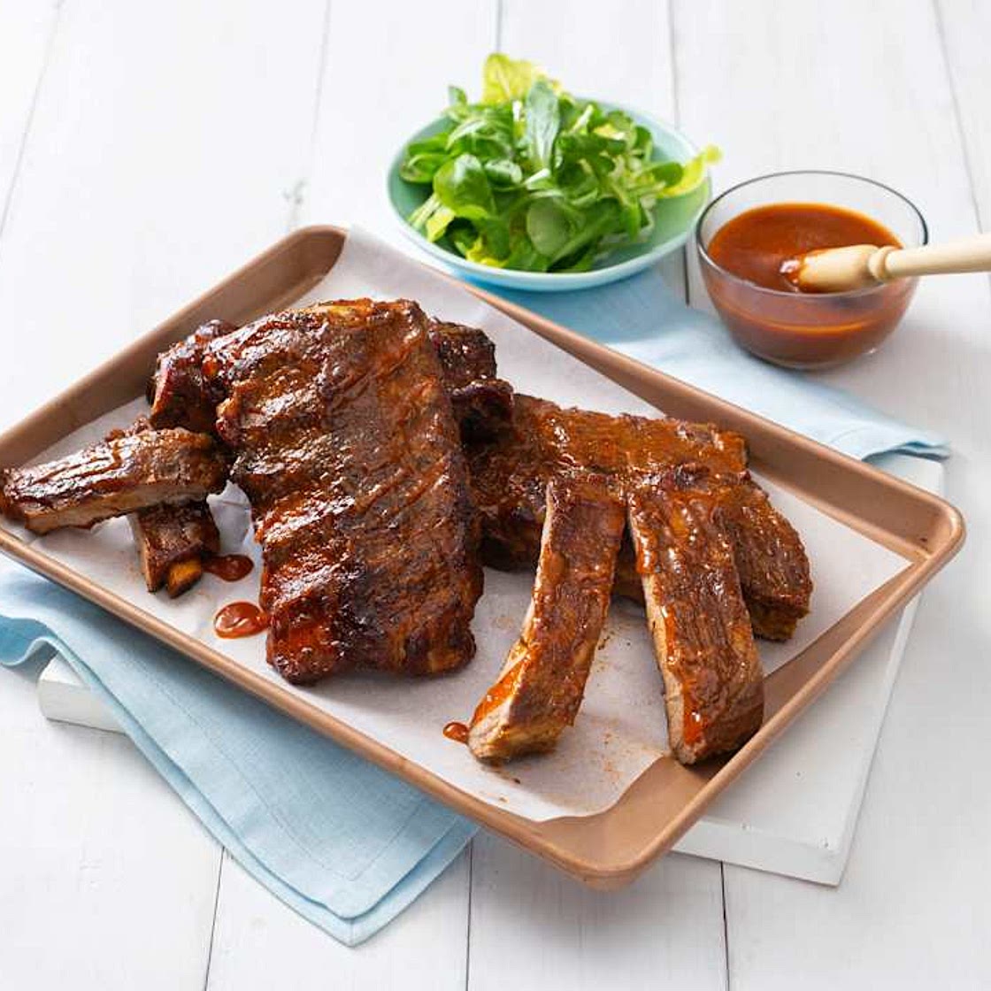 Bourbon pork ribs