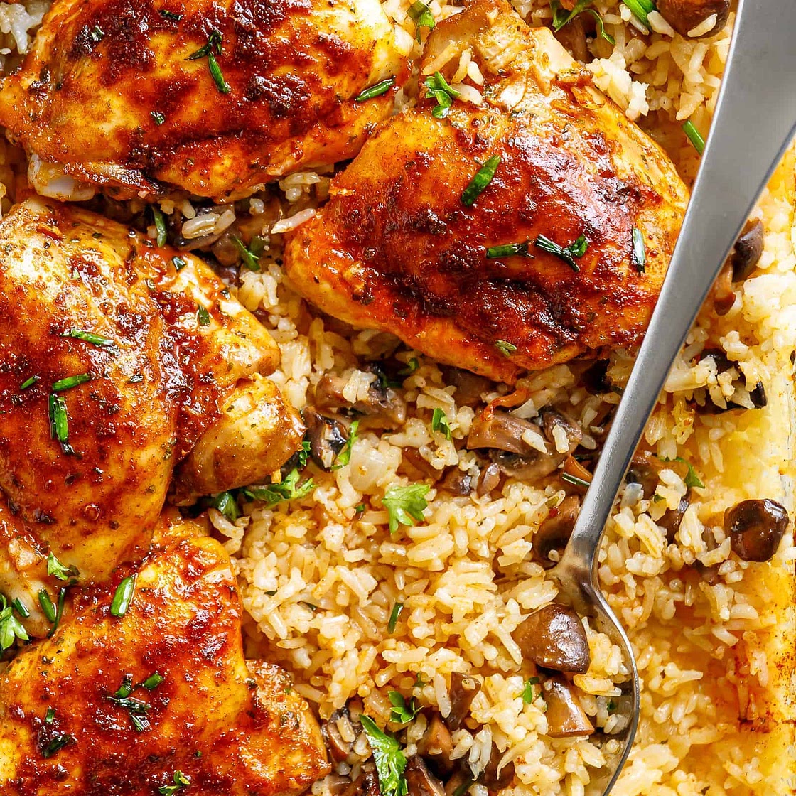 Oven Baked Chicken and Rice