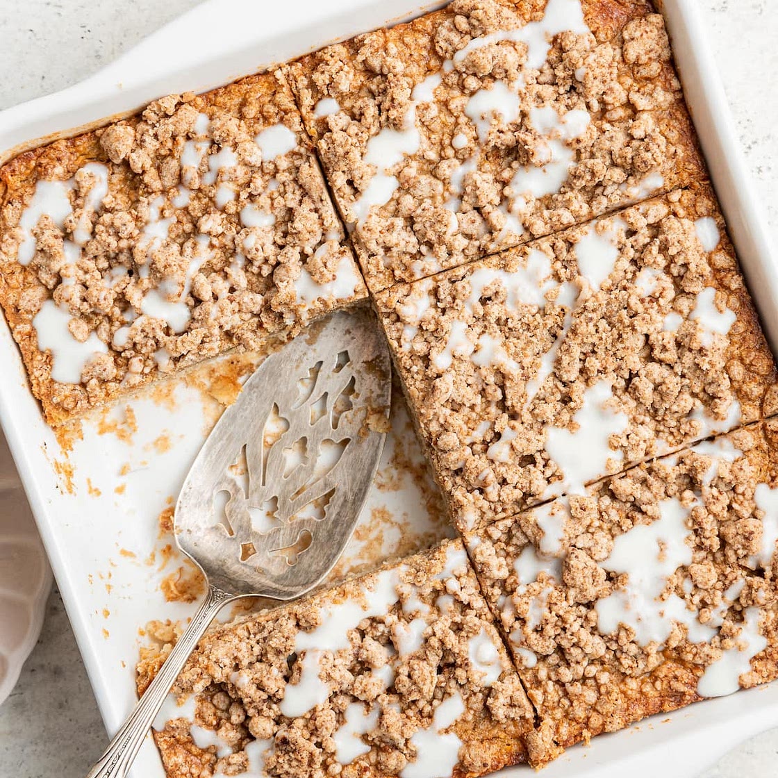 Coffee Cake Baked Oatmeal