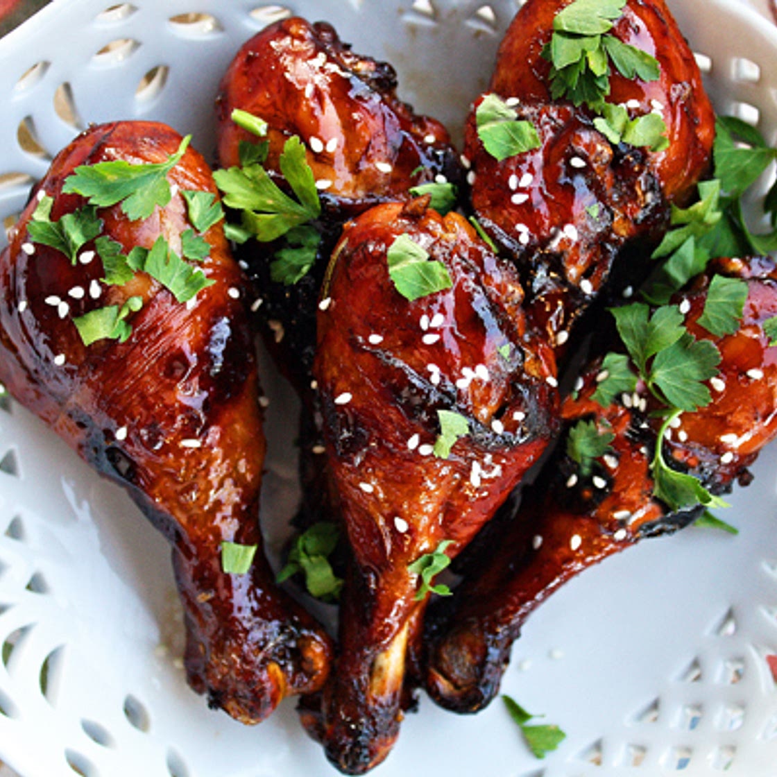 Sweet ‘n Sticky Baked Chicken Drumsticks