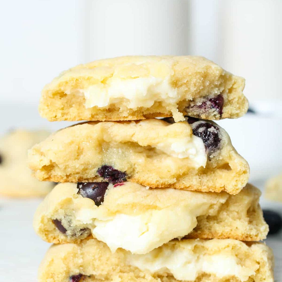 Blueberry Cheesecake Cookies