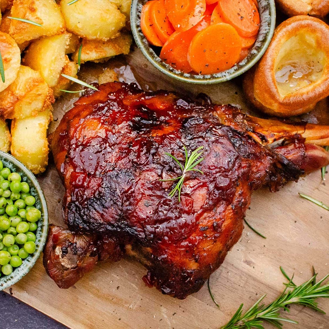 Slow Cooked Leg of Lamb