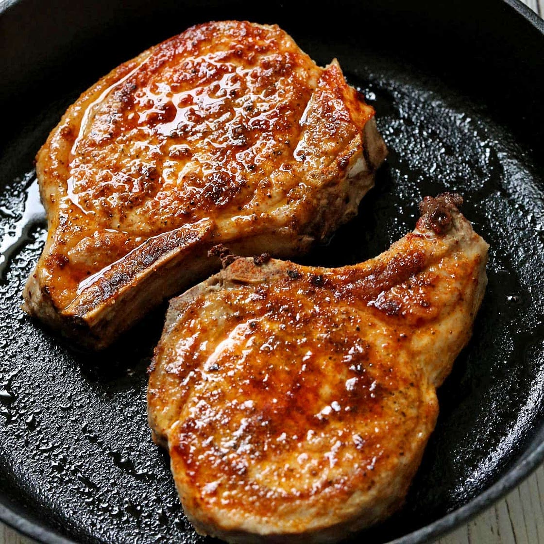 Juicy Baked Pork Chops