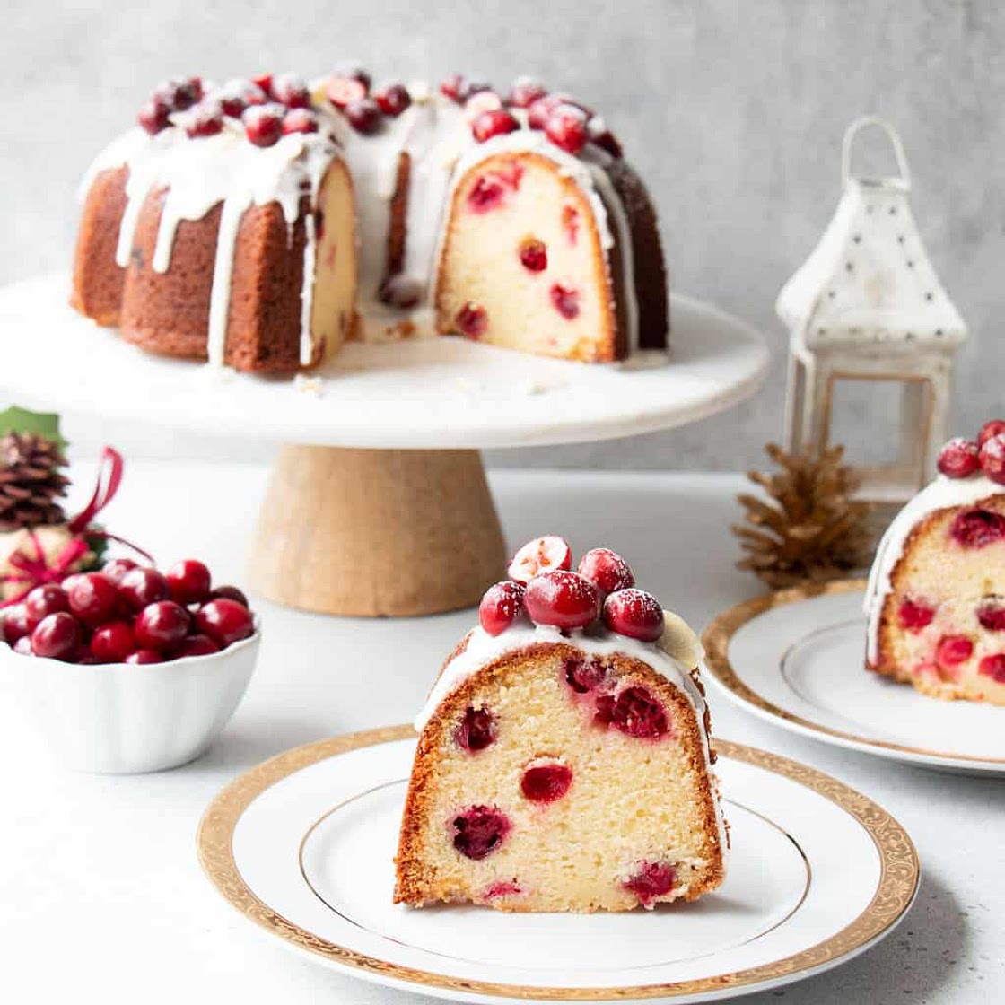Cranberry Christmas Cake