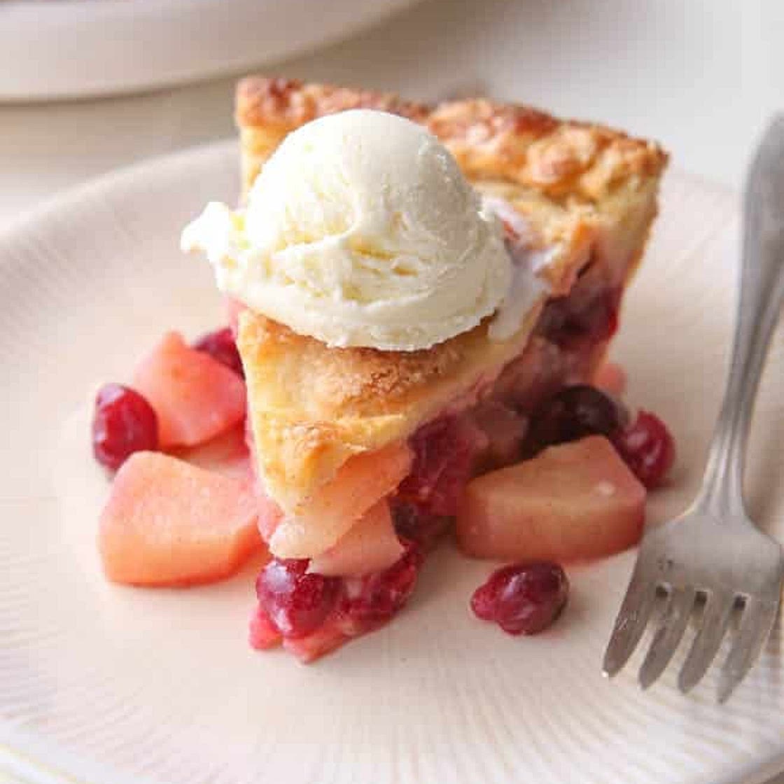 Cranberry Pear Pie