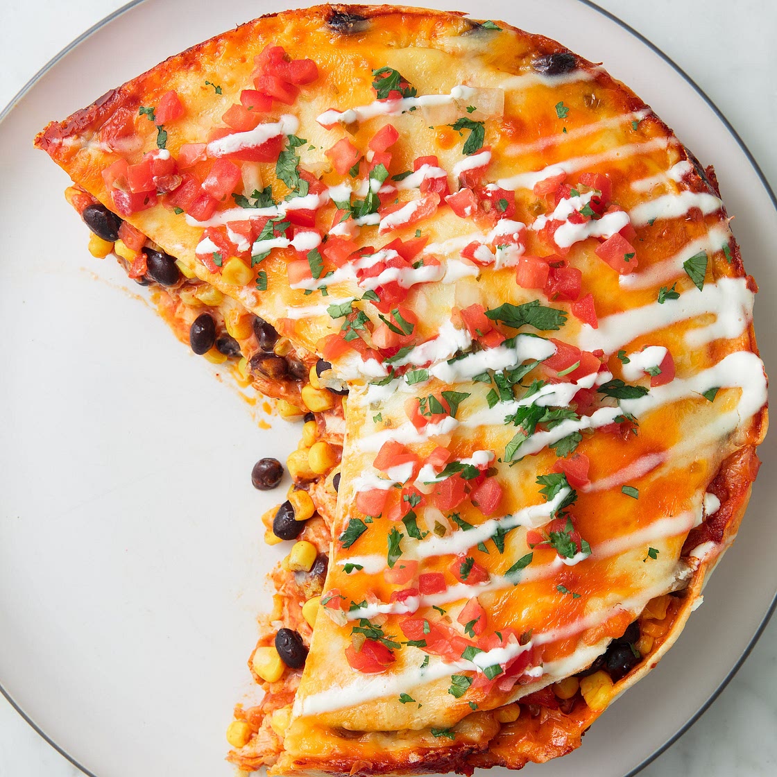 Chicken Enchilada Pie