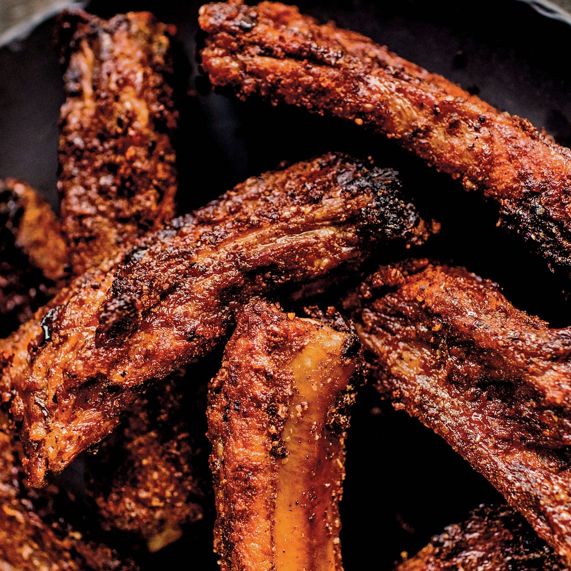 Air Fryer Memphis-Style BBQ Pork Ribs