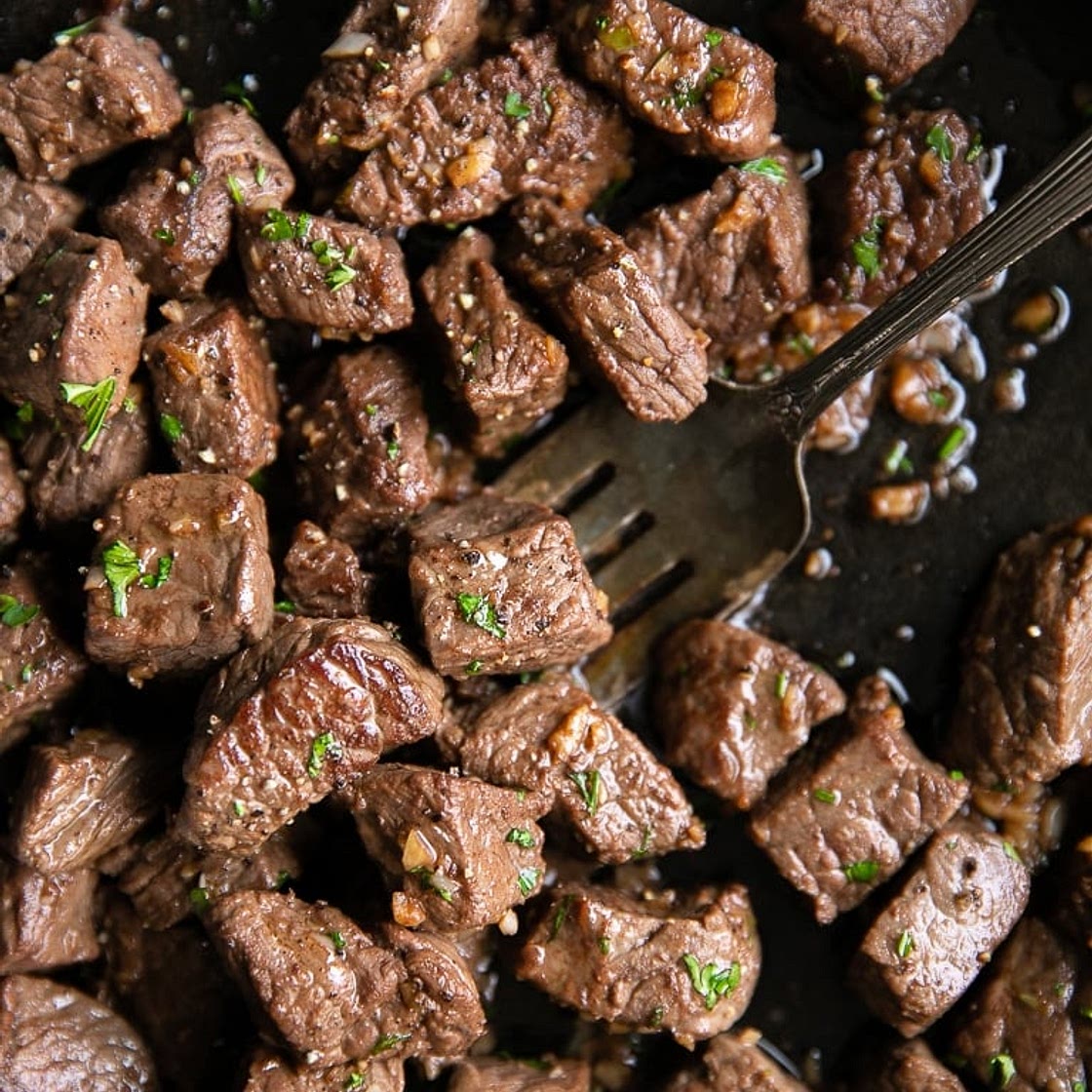 Garlic Butter Steak Bites Recipe