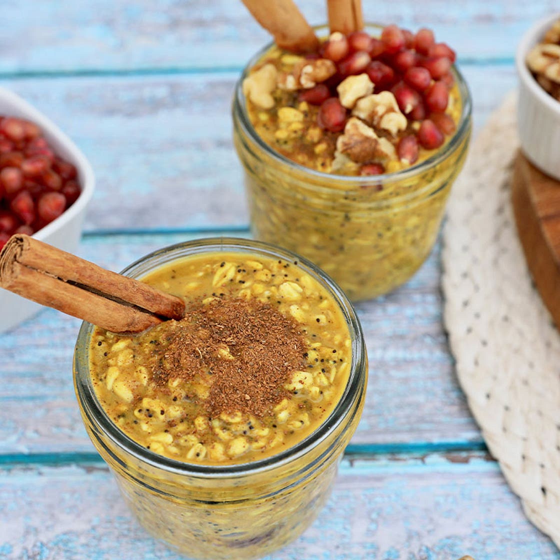 Golden Milk Overnight Oats