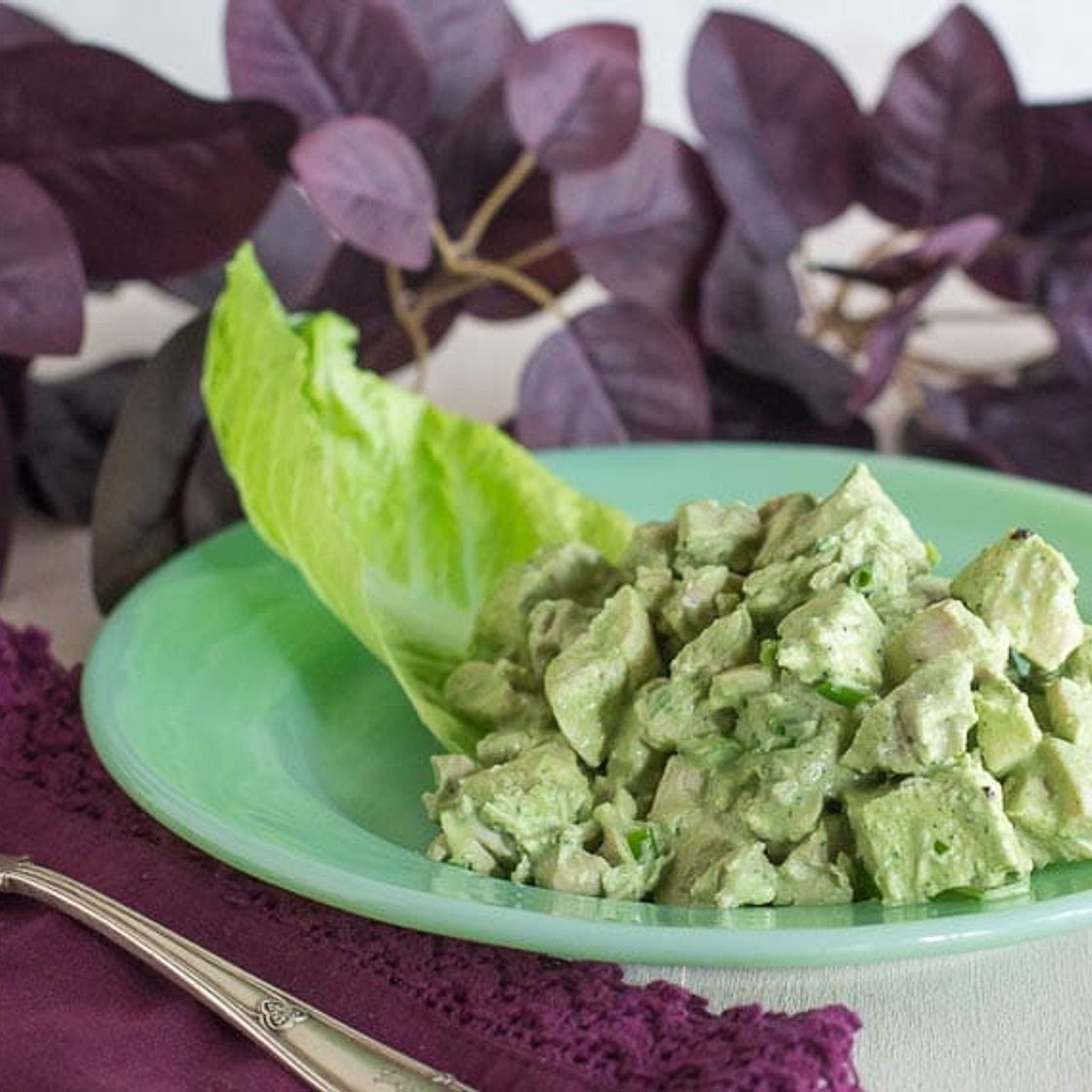 Low FODMAP Green Goddess Chicken Salad