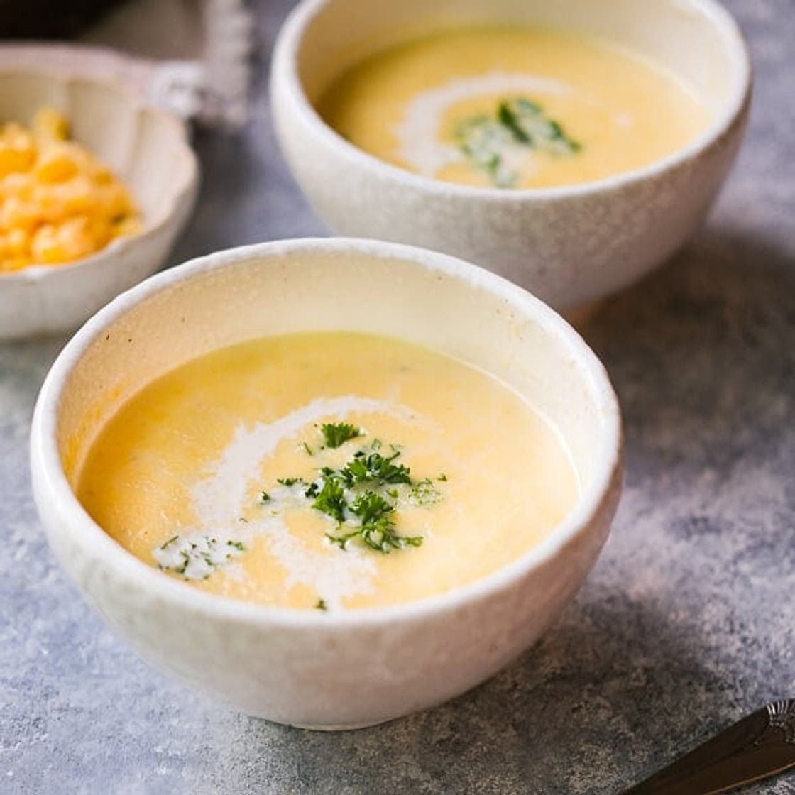 Japanese Corn Soup (corn potage)