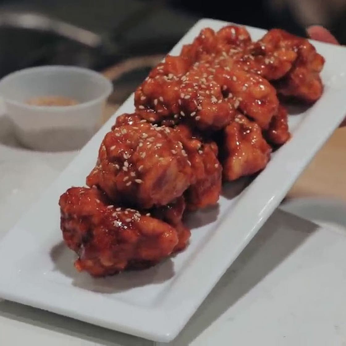 Sweet and Spicy Korean Fried Chicken (Yangnyeom Chicken)