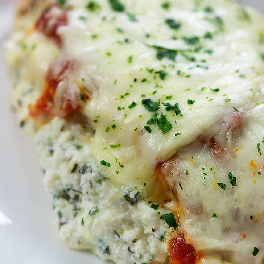 Lasagna Stuffed Chicken