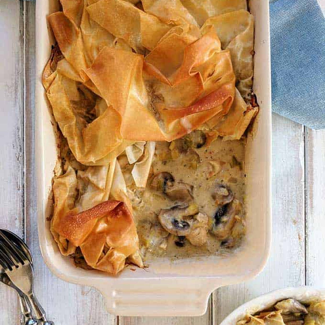 Chicken, Leek & Mushroom Pie | Weight Watchers