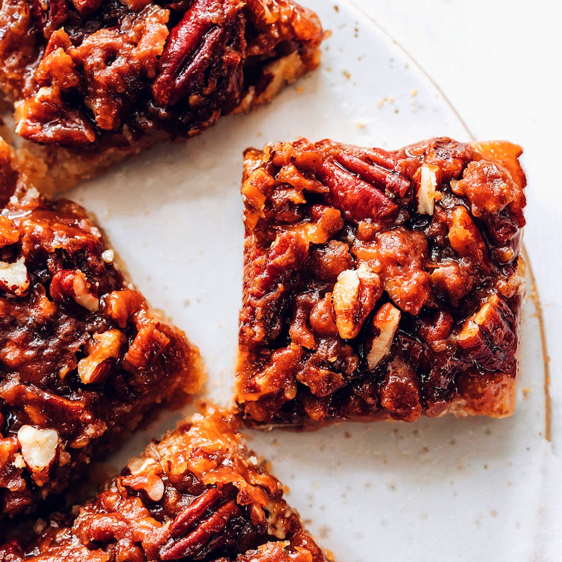 Pecan Pie Bars (Vegan + GF)