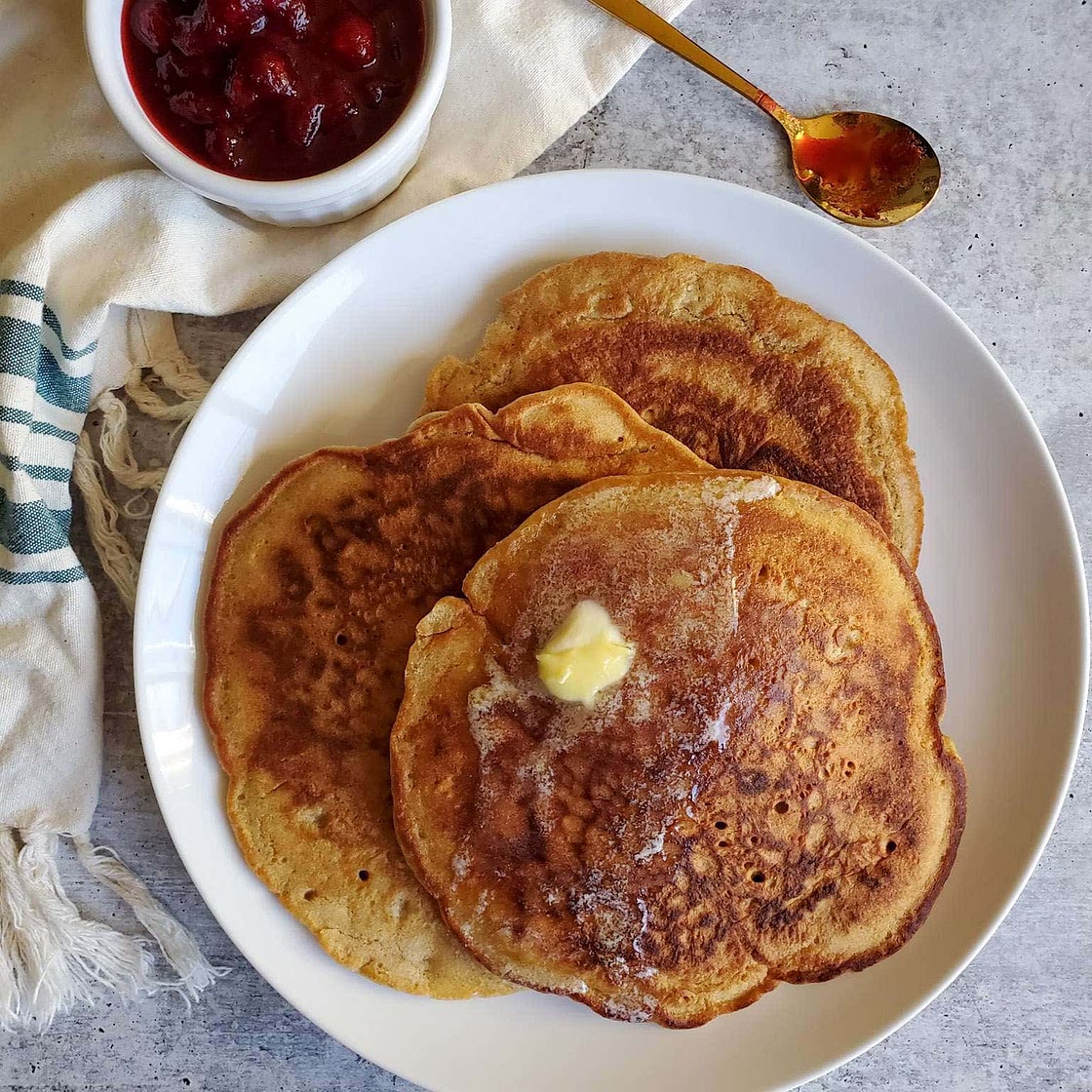 Easy Sourdough Pancakes (Discard or Active Starter)