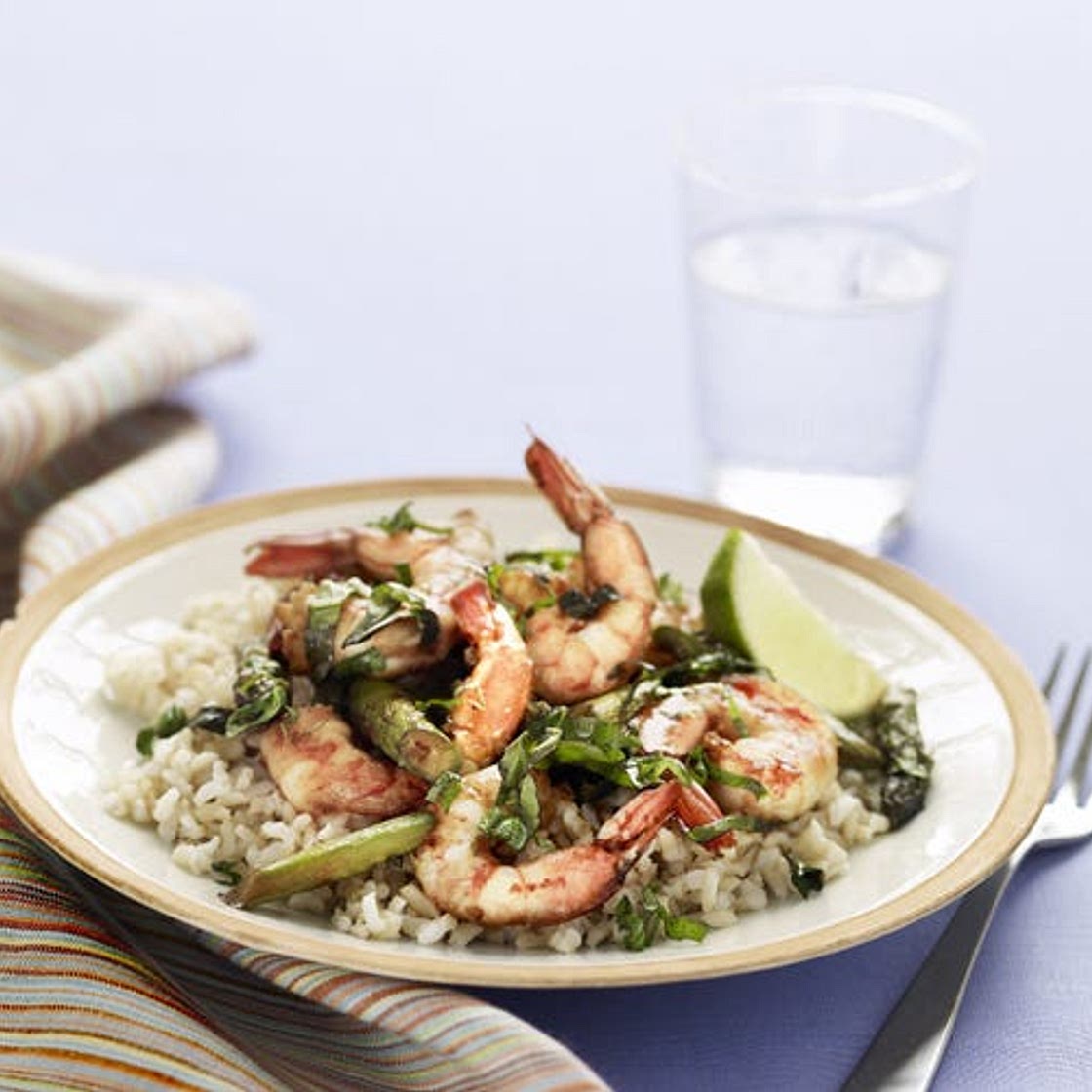 Shrimp and Asparagus Stir-Fry