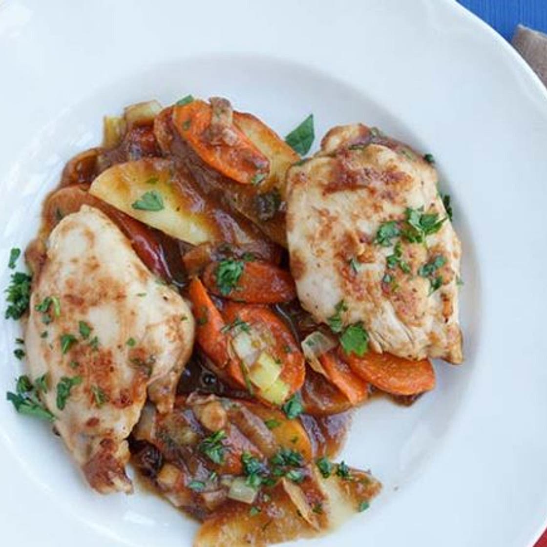 Whiskey Apple Butter Chicken