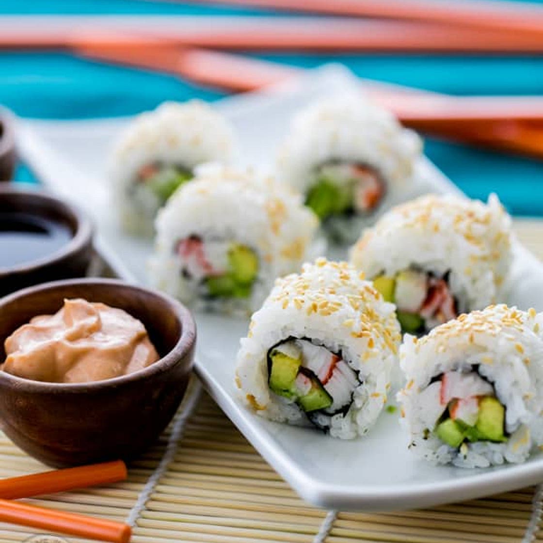 Sushi Rice and California Rolls Recipe