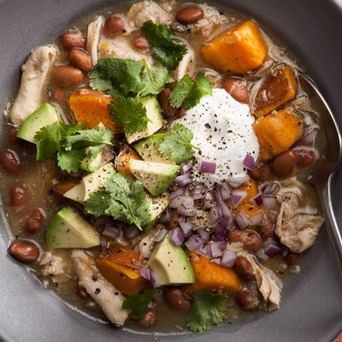 Slow-Cooker Green Chicken Chili (Chile Verde) Recipe