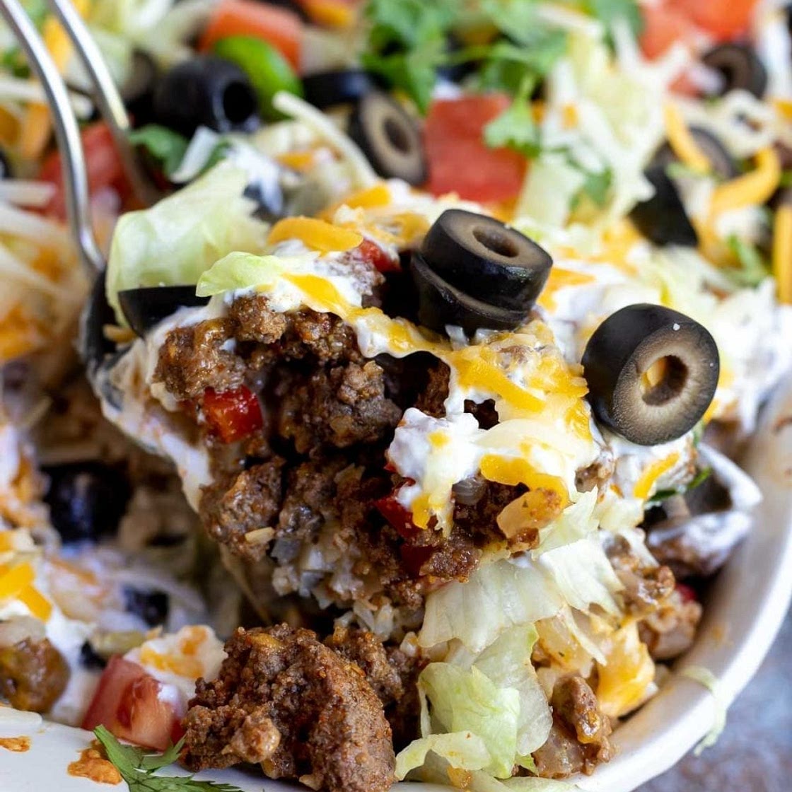 Low Carb Taco Casserole Recipe