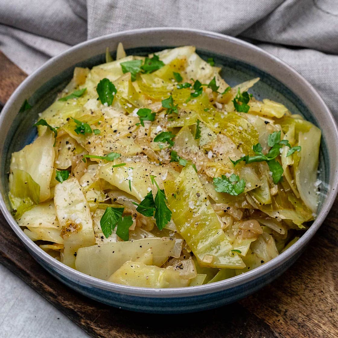 Braised Cabbage (White Cabbage Recipe)