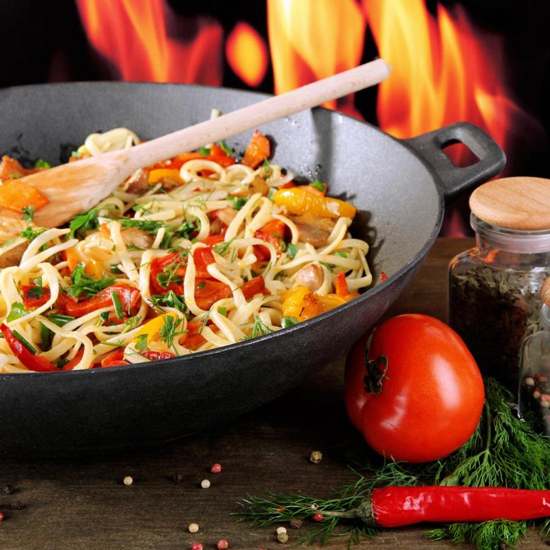 Würzige Chinesische Nudelpfanne