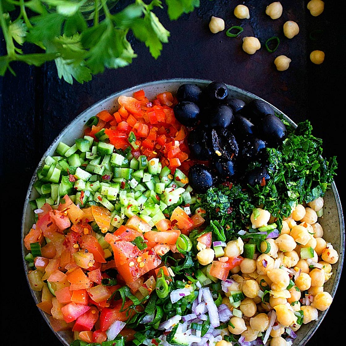 Mediterranean Chickpea Salad | Video