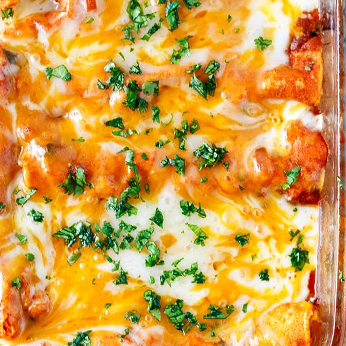 Instant Pot Pressure Cooker Chicken Enchiladas