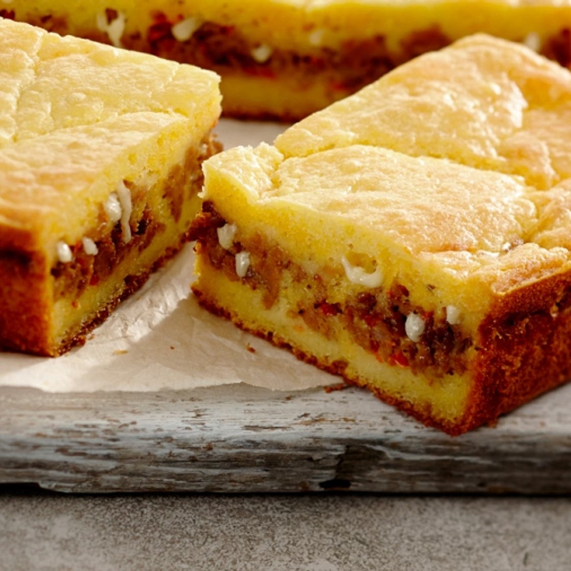 Stuffed Corn Bread Sandwich