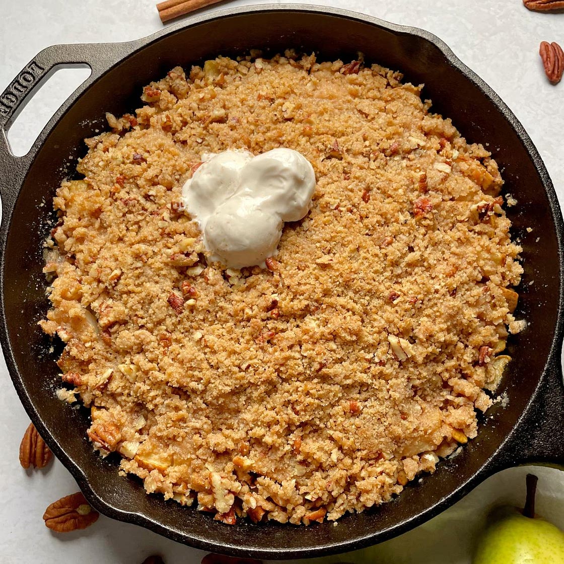 Vegan Pear Crumble