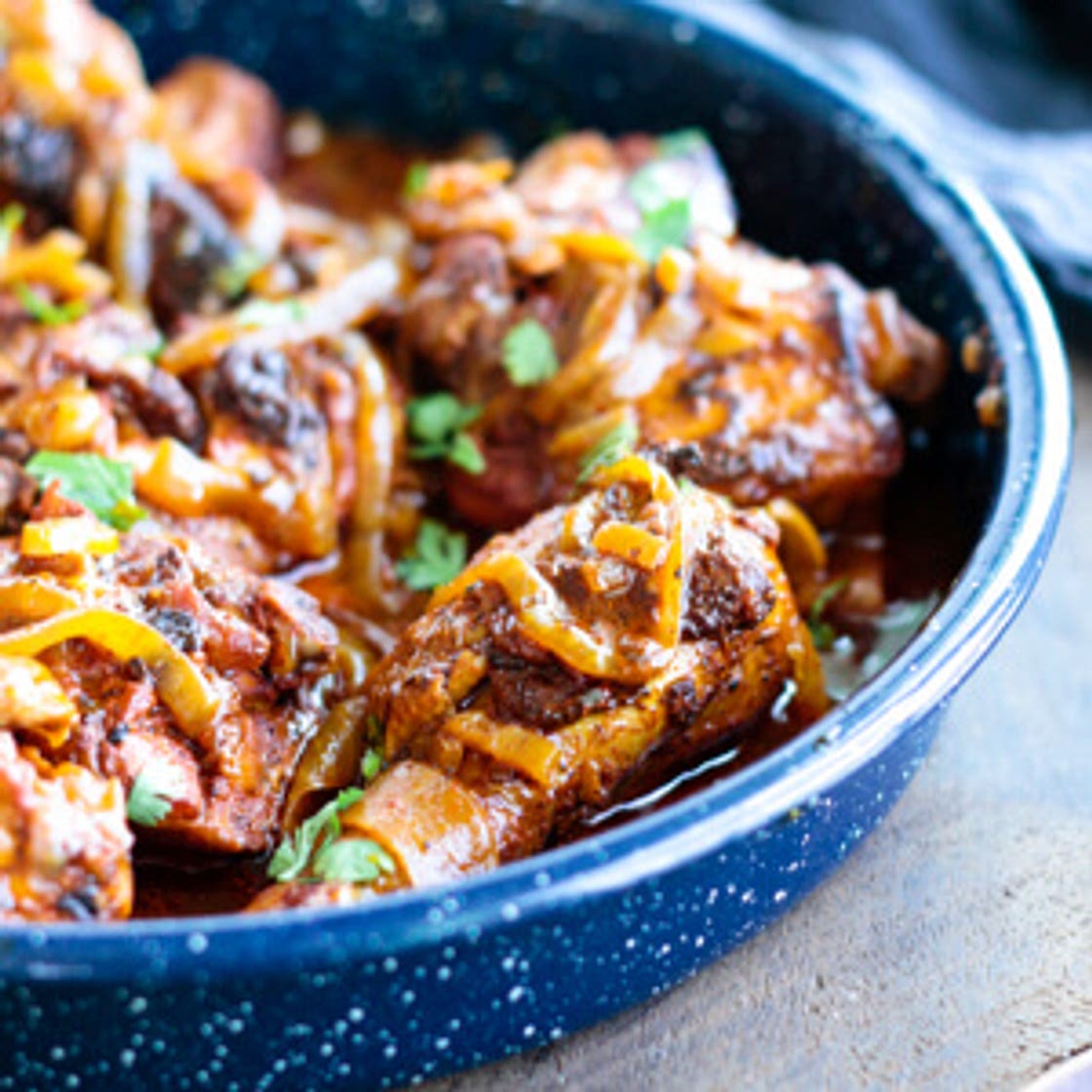 Belizean Stewed Chicken in the Instant Pot - Low Carb