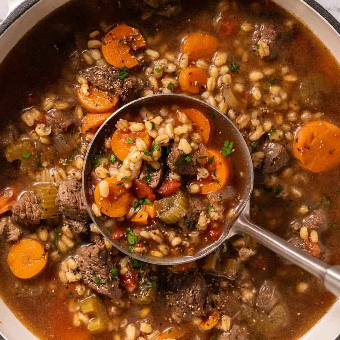Old Fashioned Beef Barley Stew