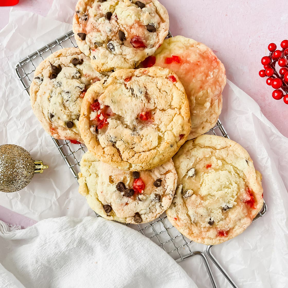 Cherry Chip Cookies Recipe