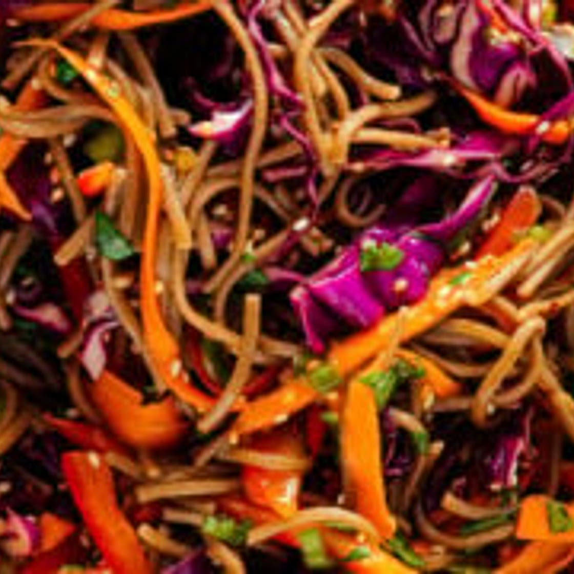 Veggie Sesame Noodles