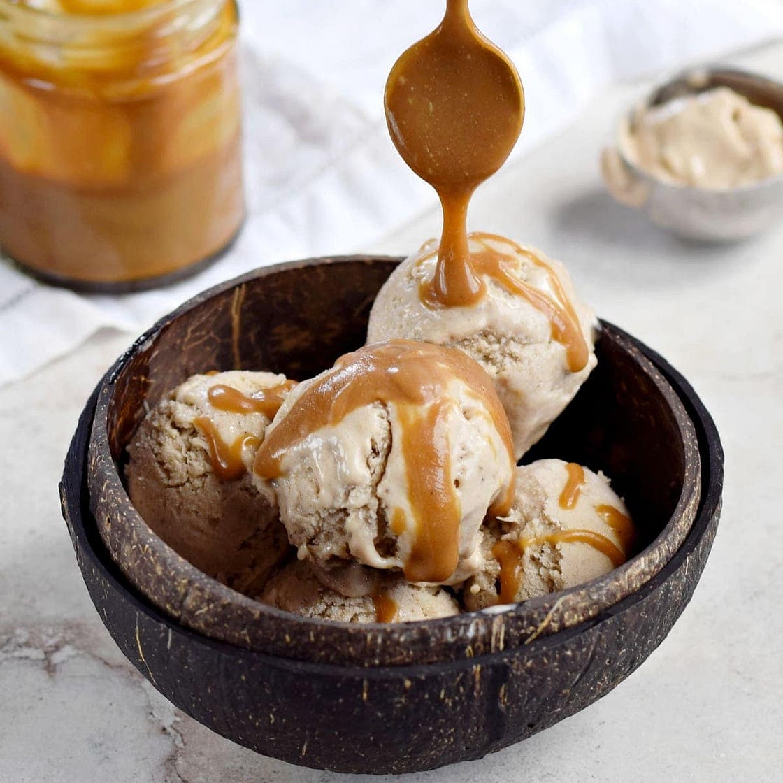 Peanut Butter Banana Ice Cream