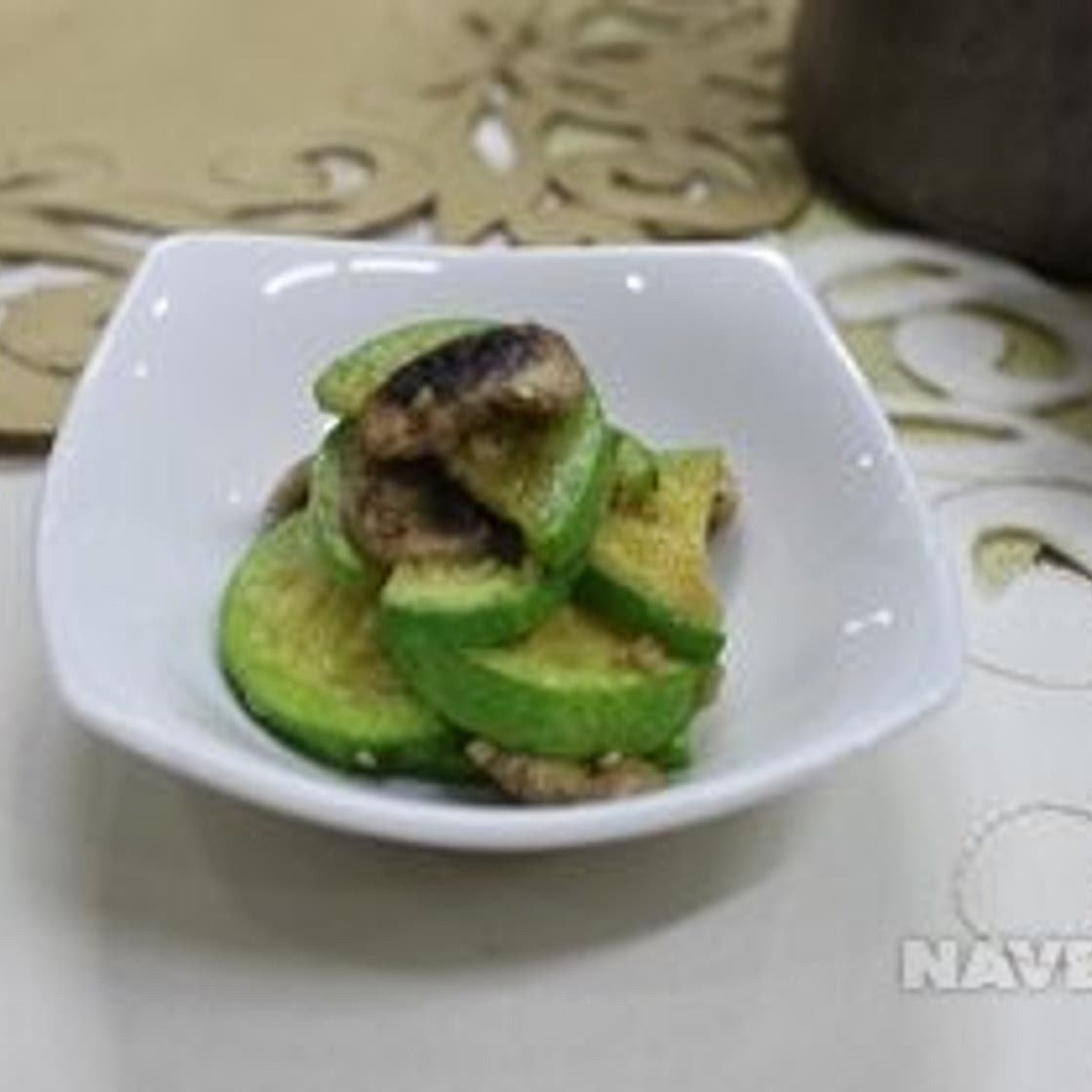 애호박버섯볶음 만드는 법