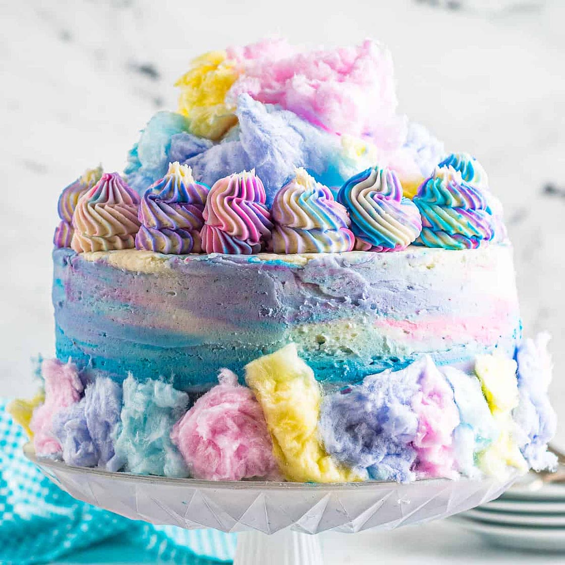 Cotton Candy Cake Recipe