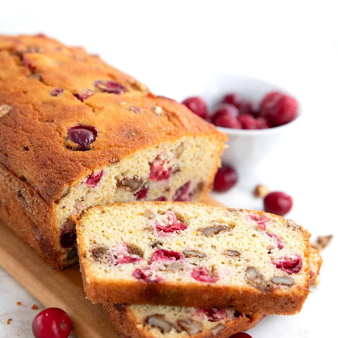 Keto Cranberry Orange Bread Recipe