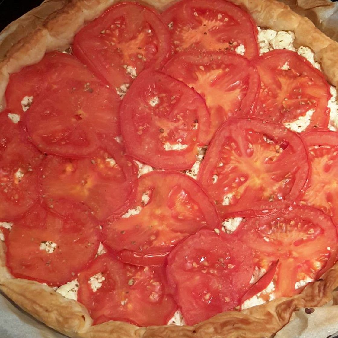 Tarte salée au brocciu